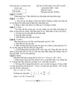 ĐỀ THI VÀO 10 ĐAK LAK