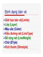 vẽ kĩ thuật 2a - định dạng bản vẽ