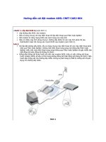 Modem ADSL Router CNET CAR2 804 pps