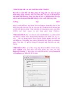 Thêm lớp bảo mật cho quá trình đăng nhập Windows pdf