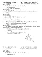 Đề thi tuyển sinh vào cấp 3- có đáp án