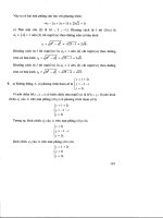 Tài liệu tham khảo hình học 12 nâng cao dành cho giáo viên - chương II Mặt cầu, mặt trụ, mặt nón ppt