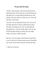 10 quy luật bán hàng docx