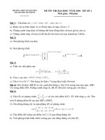 Đề ôn thi ĐH - CĐ 2010 - so 01