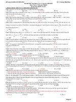 20 ĐỀ THI THỬ VẬT LÝ (BỘ 1) - ĐỀ SỐ 17 doc