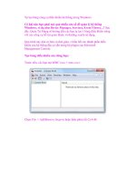 Tự tạo bảng công cụ điều khiển hệ thống trong Windows pptx