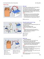 Các công việc sữa chữa thường gặp ở hệ thống điện nạp ắc quy potx
