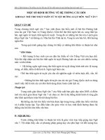 MỘT SỐ ĐỊNH HƯỚNG VỀ HỆ THỐNG CÂU HỎIKHI DẠY THỂ THƠ THẤT NGÔN TỨ TUYỆT ĐƯỜNG LUẬT MÔN  NGỮ VĂN 7