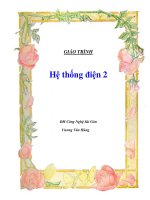 Hệ thống điện 2 - Vương Văn Hùng pptx