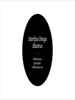 Interface Design Mantras by Robbie Manson