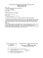 De thi vao 10  va HSG tinh Ninh Binh