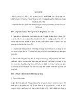 QUY ĐỊNH PHÂN CẤP VÀ QUẢN LÝ, SỬ DỤNG TÀI SẢN NHÀ NƯỚC TẠI CƠ QUAN, TỔ CHỨC, ĐƠN VỊ THUỘC PHẠM VI QUẢN LÝ CỦA ĐỊA PHƯƠNG TRÊN ĐỊA BÀN TỈNH QUẢNG TRỊ pptx