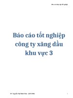 Báo cáo tốt nghiệp công ty xăng dầu khu vực 3 doc