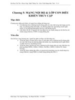 Tìm Hiểu Mạng Máy Tính - MẠNG NỘI BỘ VÀ LỚP CON ĐIỀU KHIỂN TRUY CẬP pps