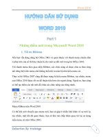 hướng dẫn sử dụng về word 2010