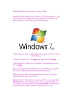 Hướng dẫn tự tạo đĩa cài Windows 7 Service Pack 1 pdf