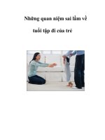 Những quan niệm sai lầm về tuổi tập đi của trẻ ppsx
