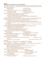 CHƯƠNG I: BẰNG CHỨNG VÀ CƠ CHẾ TIẾN HOÁ doc