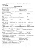 Ngân hàng bài tập hóa 11CB