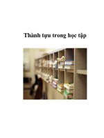 Thành tựu trong học tập pps