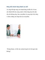 Đừng biến khách hàng thành con mồi potx