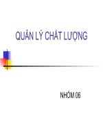 Thảo luận quản lý chất lượng ppt