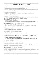 Bài tập khảo sát hàm số theo chương trình mới