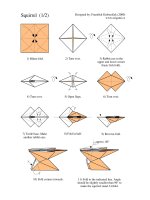 Xếp con sóc (Cách 2) pdf