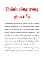 Thành công trong giao tiếp potx