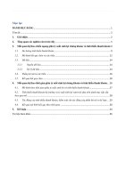 Luận văn Tính thanh khoản và tỷ suất sinh lợi chứng khoán