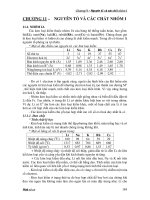 Bài Giảng Hóa Vô Cơ - Chương 11 pdf