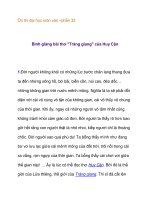 Ôn thi đại học môn văn – Bình giảng bài thơ 