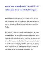 Cao Bá Quát và Nguyễn Công Trứ - ppsx