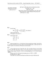 ĐỀ THI VAO 10 CÁC NĂM