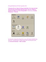 Hướng dẫn đặt địa chỉ IP tĩnh trong Mac OS X pot
