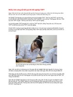 XEM KẾT QUẢ THI TN Ở ĐÂU