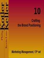 Crafting the Brand Positioning docx