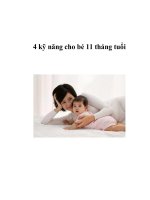 4 kỹ năng cho bé 11 tháng tuổi pdf
