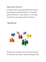 Mạng xã hội có bị khai tử? doc