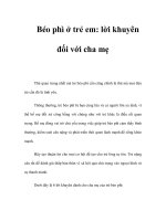 Béo phì ở trẻ em: lời khuyên đối với cha mẹ pptx