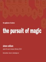 The pursuit of magic: Traditional design principles applied to Web design