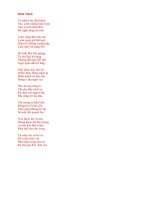 bài thơ :ĐỊNH MỆNH