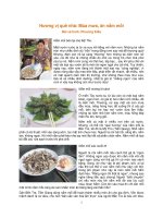 Hương vị quê nhà mùa mưa, ăn nấm mối