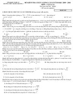 đề thi thử lần 2 trường thpt thanh chương 1