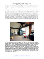 Không gian giải trí trong nhà potx