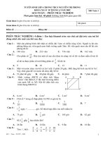 De Toan NTP-Hue trac nghiem so 1