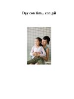 Dạy con làm... con gái pptx
