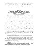 Báo cáo tổng kết Phong trào thi đua 