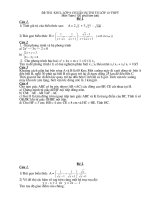 Đề thi KSCL chuẩn bị thi TS lớp 10THPT