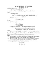 DE thi thu DH ( hvqs) nam 2010